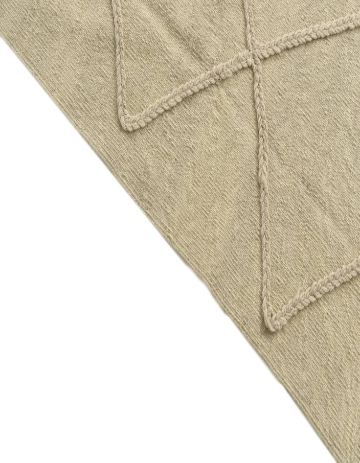 Detail image of  3' 3 x 4' 10  Hand Knotted Moroccan Wool Rug