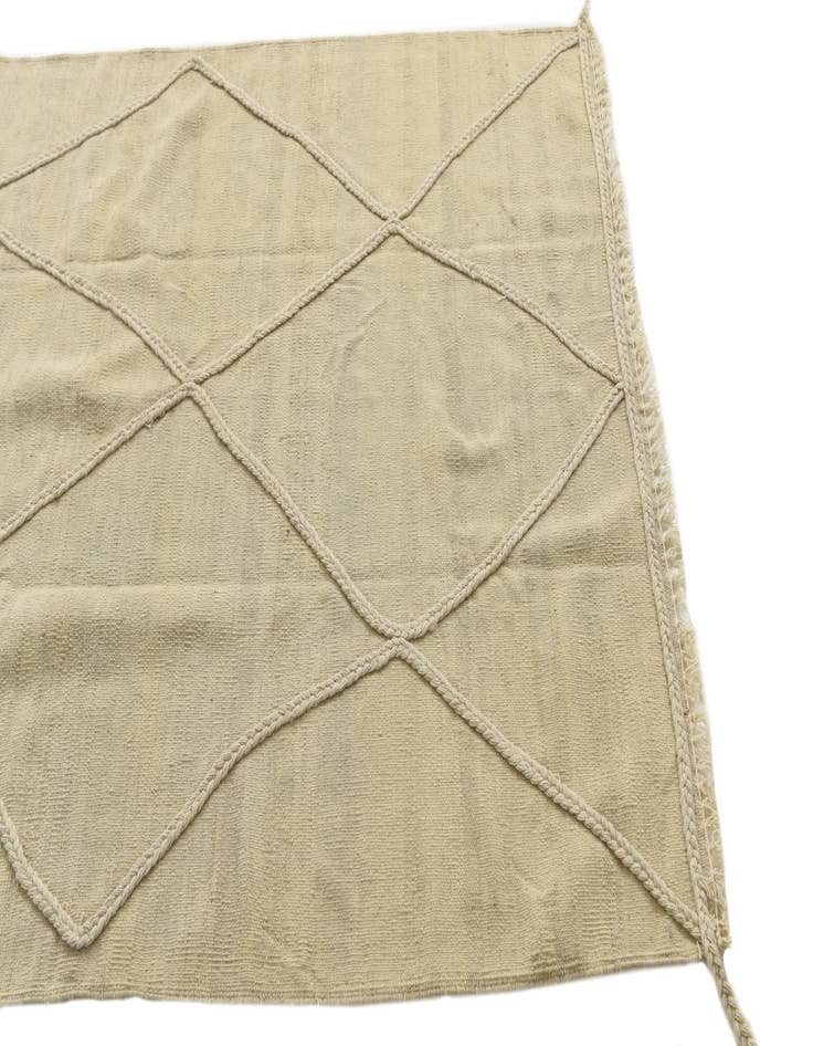 Detail image of  4' 2 x 6' 1  Hand Knotted Moroccan Wool Rug