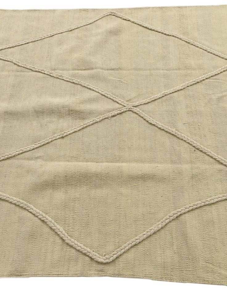 Detail image of  4' 2 x 6' 1  Hand Knotted Moroccan Wool Rug