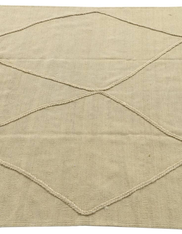 Detail image of  4' 1 x 6'  Hand Knotted Moroccan Wool Rug