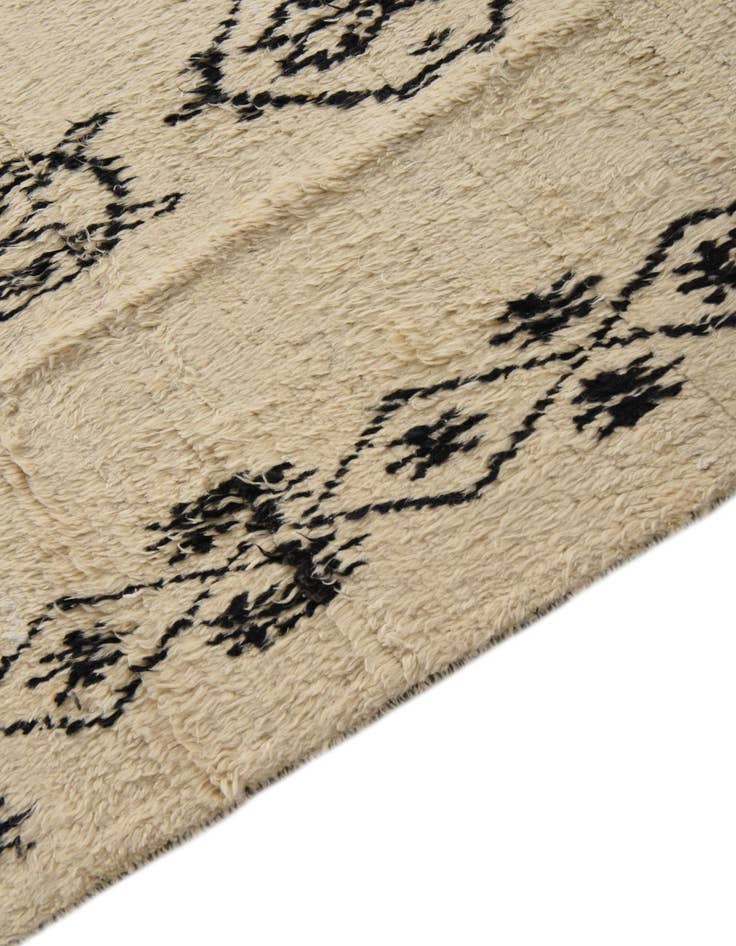 Detail image of  9' x 12' 5  Hand Knotted Moroccan Wool Rug