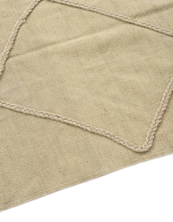 Detail image of  4' 1 x 6'  Hand Knotted Moroccan Wool Rug