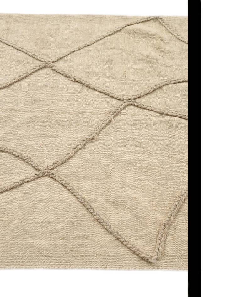 Detail image of  3' 3 x 4' 7  Hand Knotted Moroccan Wool Rug