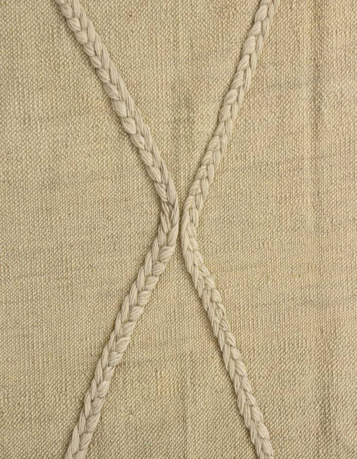 Detail image of  3' 5 x 4' 7  Hand Knotted Moroccan Wool Rug