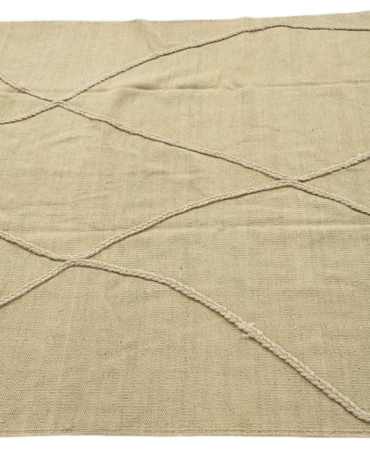 Detail image of  4' x 6' 2  Hand Knotted Moroccan Wool Rug