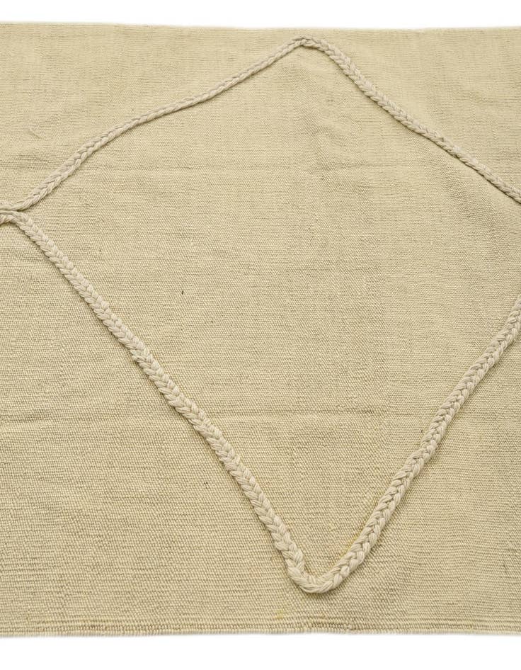 Detail image of  3' 4 x 5'  Hand Knotted Moroccan Wool Rug