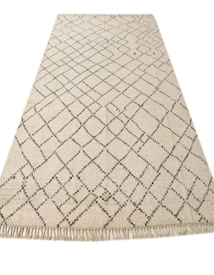 Detail image of  8' x 10' 3  Hand Knotted Moroccan Wool Rug