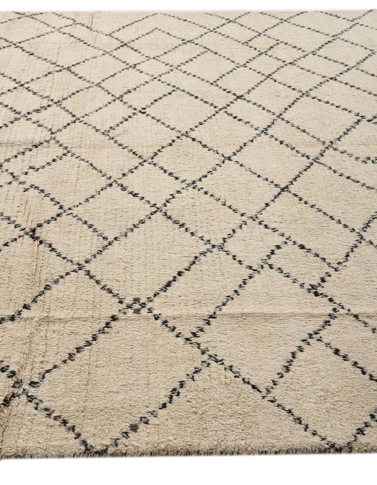 Detail image of  8' x 10' 3  Hand Knotted Moroccan Wool Rug