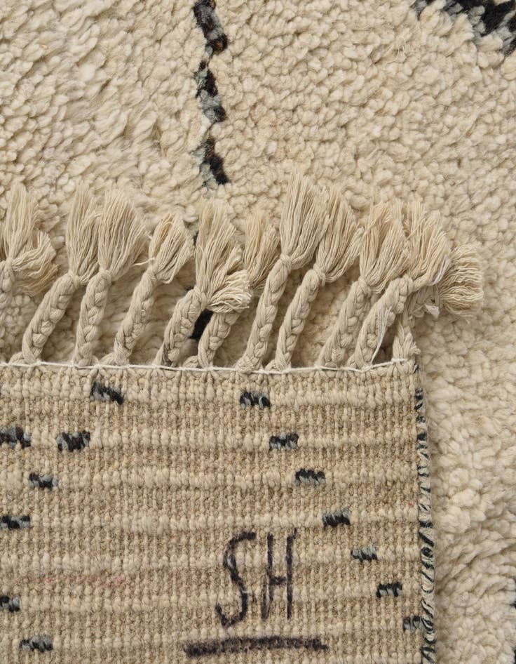 Detail image of  8' x 10' 3  Hand Knotted Moroccan Wool Rug