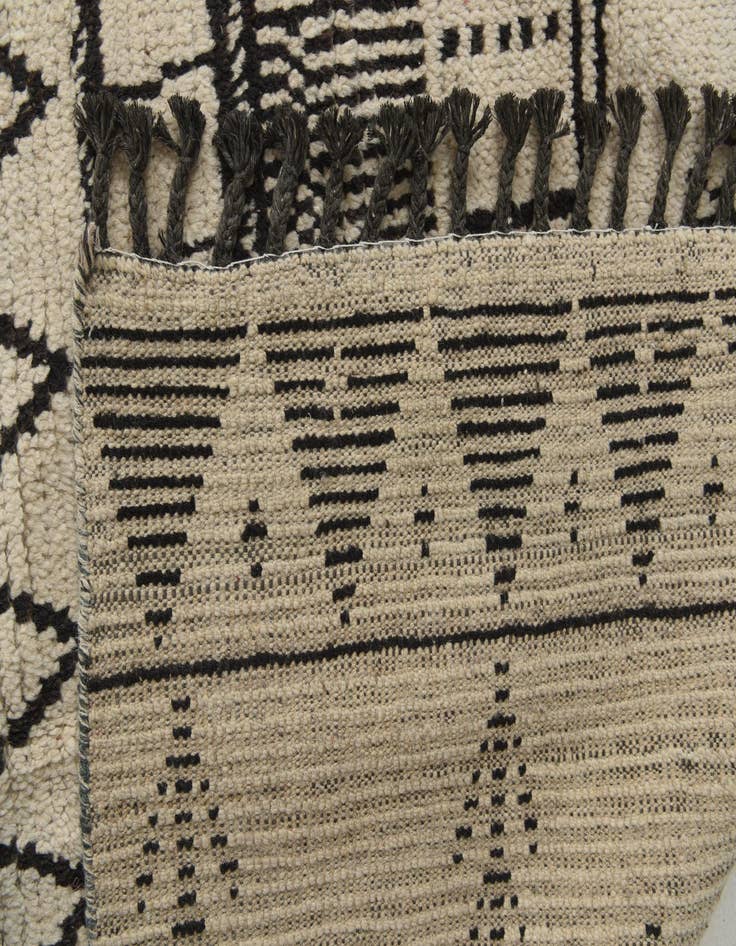 Detail image of  10' 3 x 14' 5  Hand Knotted Moroccan Wool Rug