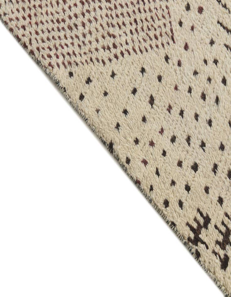 Detail image of  5' 10 x 9' 3  Hand Knotted Moroccan Wool Rug