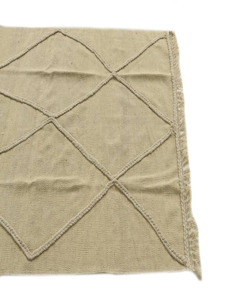 Detail image of  3' 3 x 5'  Hand Knotted Moroccan Wool Rug