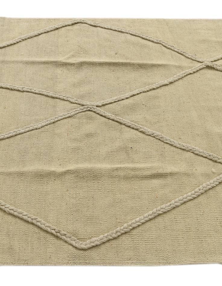 Detail image of  3' 3 x 5'  Hand Knotted Moroccan Wool Rug