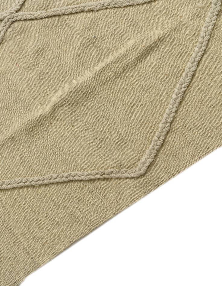 Detail image of  3' 3 x 5'  Hand Knotted Moroccan Wool Rug