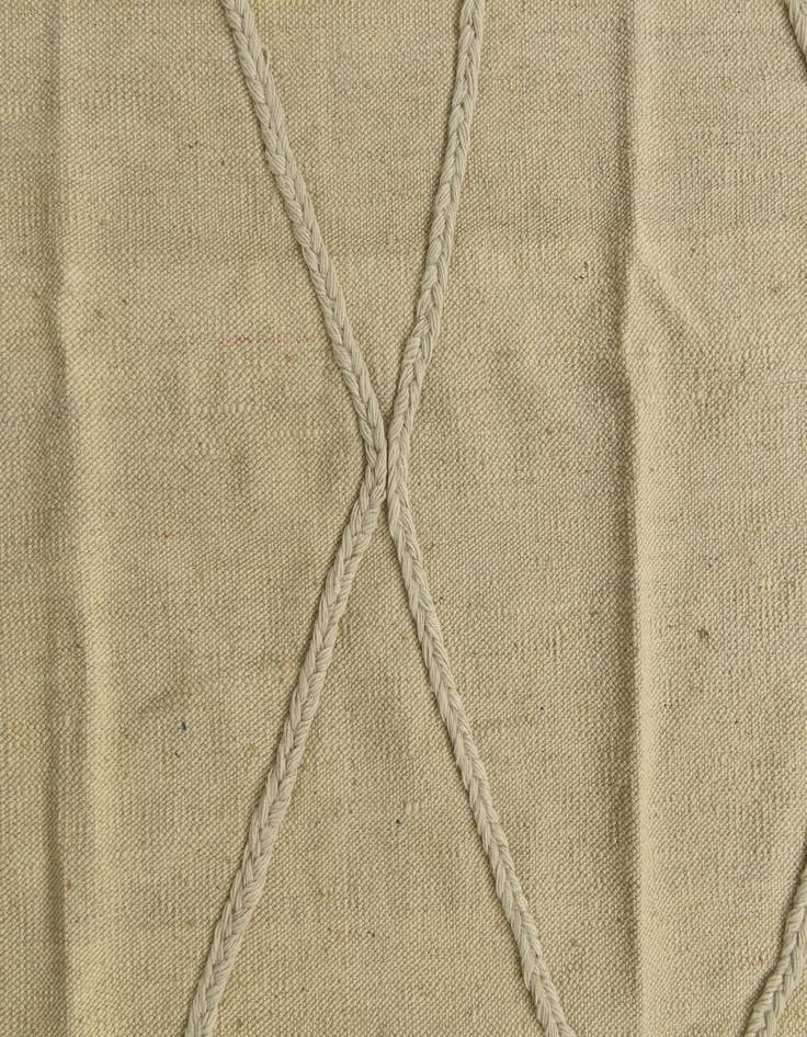 Detail image of  3' 3 x 5'  Hand Knotted Moroccan Wool Rug