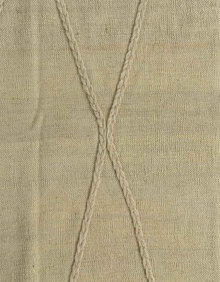 Detail image of  4' 2 x 6' 1  Hand Knotted Moroccan Wool Rug