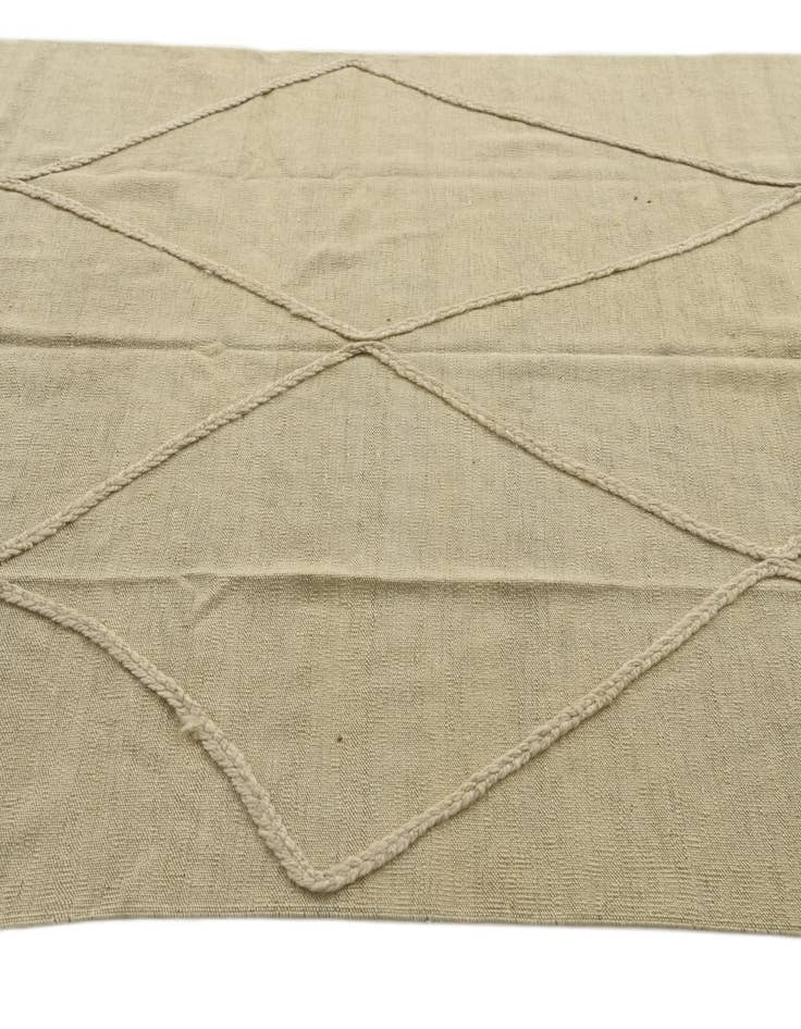 Detail image of  5' x 6' 4  Hand Knotted Moroccan Wool Rug