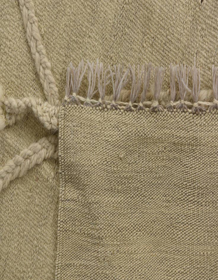 Detail image of  5' x 6' 4  Hand Knotted Moroccan Wool Rug