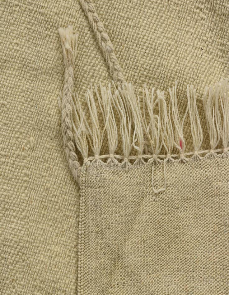 Detail image of  4' 1 x 6' 1  Hand Knotted Moroccan Wool Rug