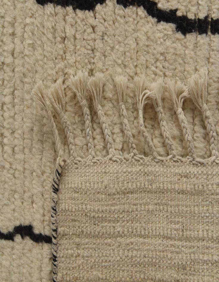 Detail image of  10' x 14' 6  Hand Knotted Moroccan Wool Rug