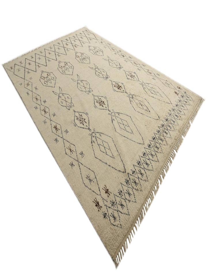 Detail image of  9' 10 x 14' 3  Hand Knotted Moroccan Wool Rug