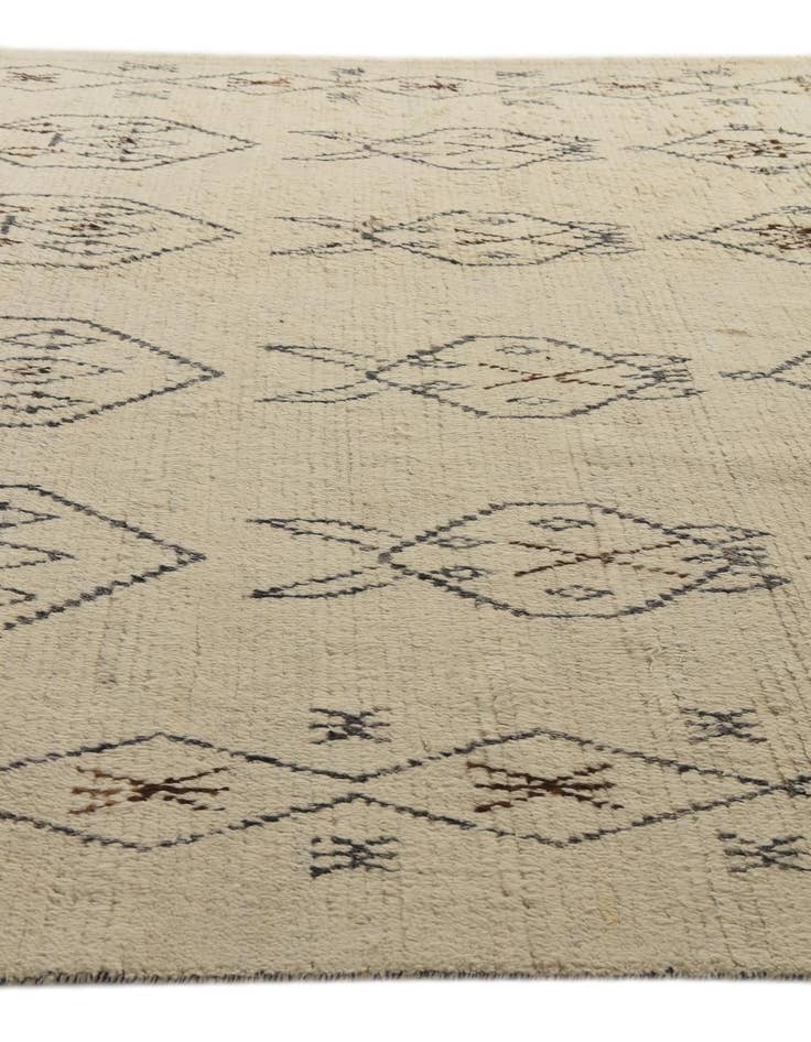 Detail image of  9' 10 x 14' 3  Hand Knotted Moroccan Wool Rug