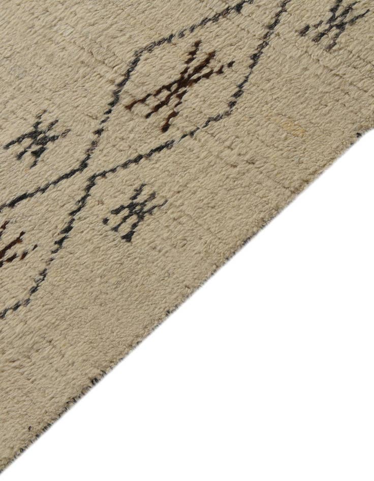 Detail image of  9' 10 x 14' 3  Hand Knotted Moroccan Wool Rug