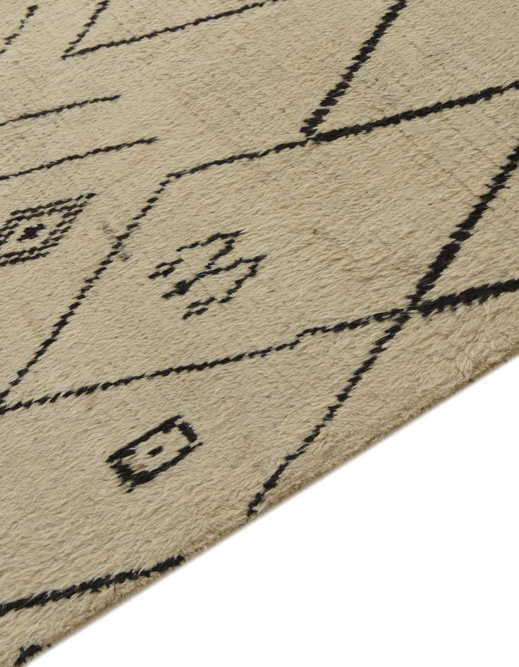 Detail image of  10' x 14' 8  Hand Knotted Moroccan Wool Rug