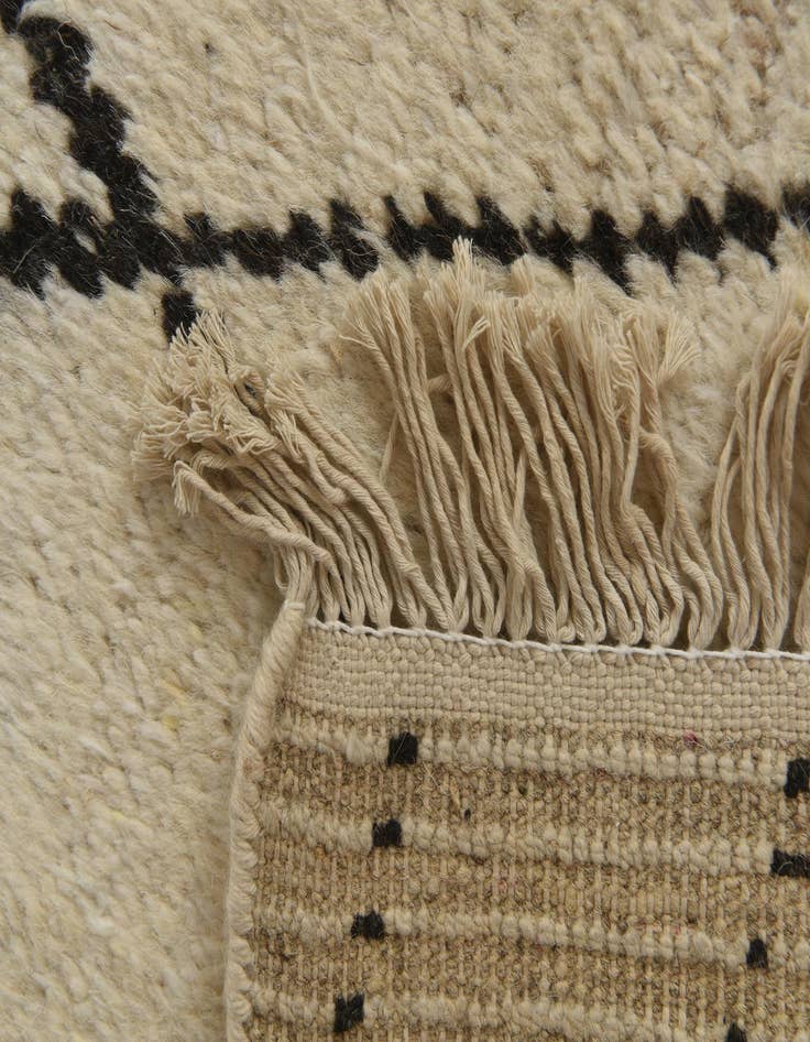 Detail image of  10' x 14' 8  Hand Knotted Moroccan Wool Rug