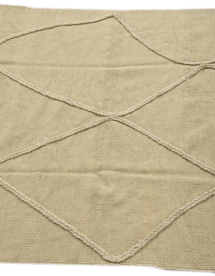 Detail image of  3' 6 x 5' 1  Hand Knotted Moroccan Wool Rug