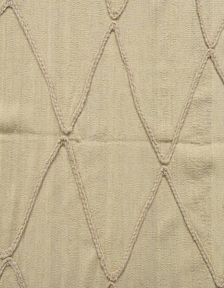 Detail image of  4' 1 x 5' 11  Hand Knotted Moroccan Wool Rug