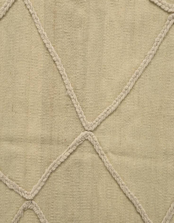 Detail image of  3' 4 x 4' 6  Hand Knotted Moroccan Wool Rug