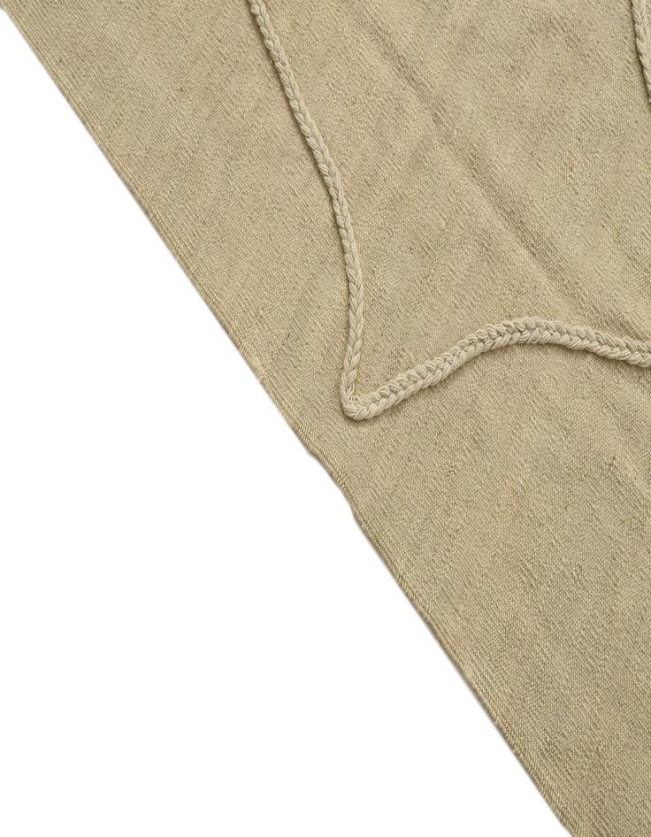 Detail image of  4' 2 x 6'  Hand Knotted Moroccan Wool Rug