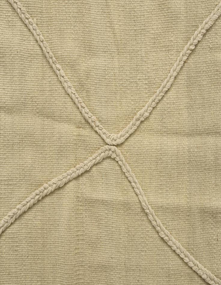 Detail image of  3' 4 x 4' 11  Hand Knotted Moroccan Wool Rug