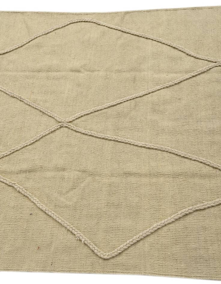 Detail image of  3' 5 x 5' 1  Hand Knotted Moroccan Wool Rug