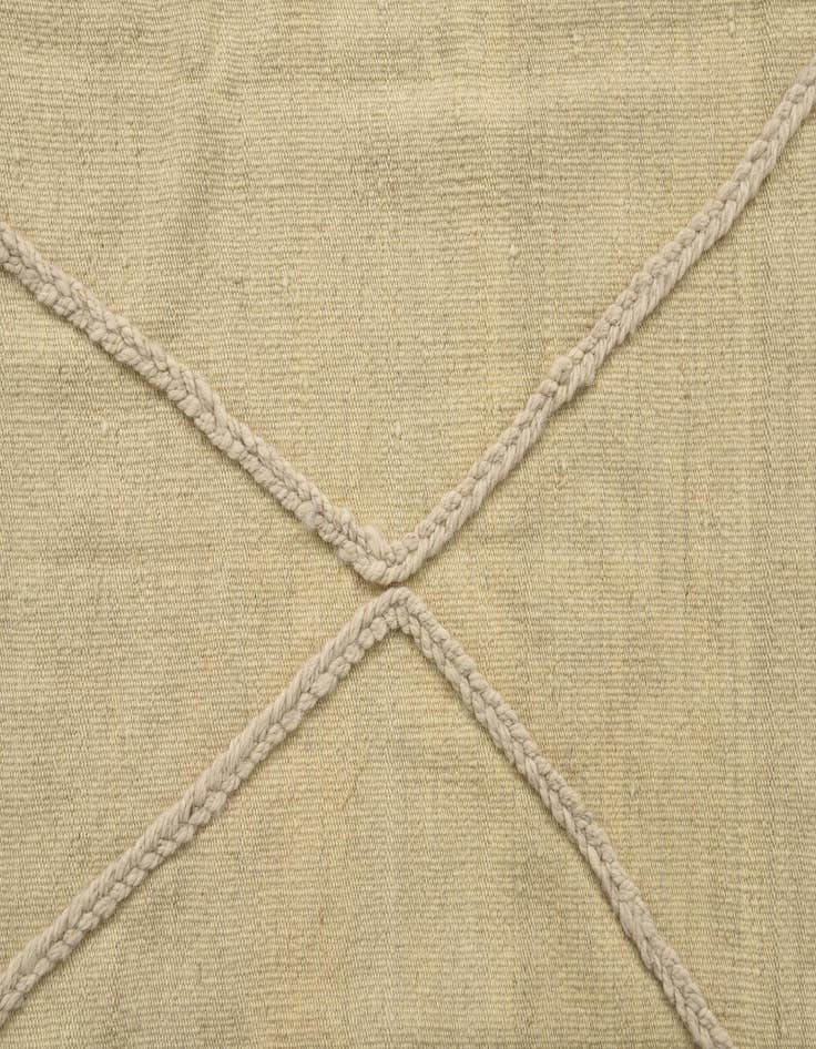 Detail image of  3' 4 x 5'  Hand Knotted Moroccan Wool Rug