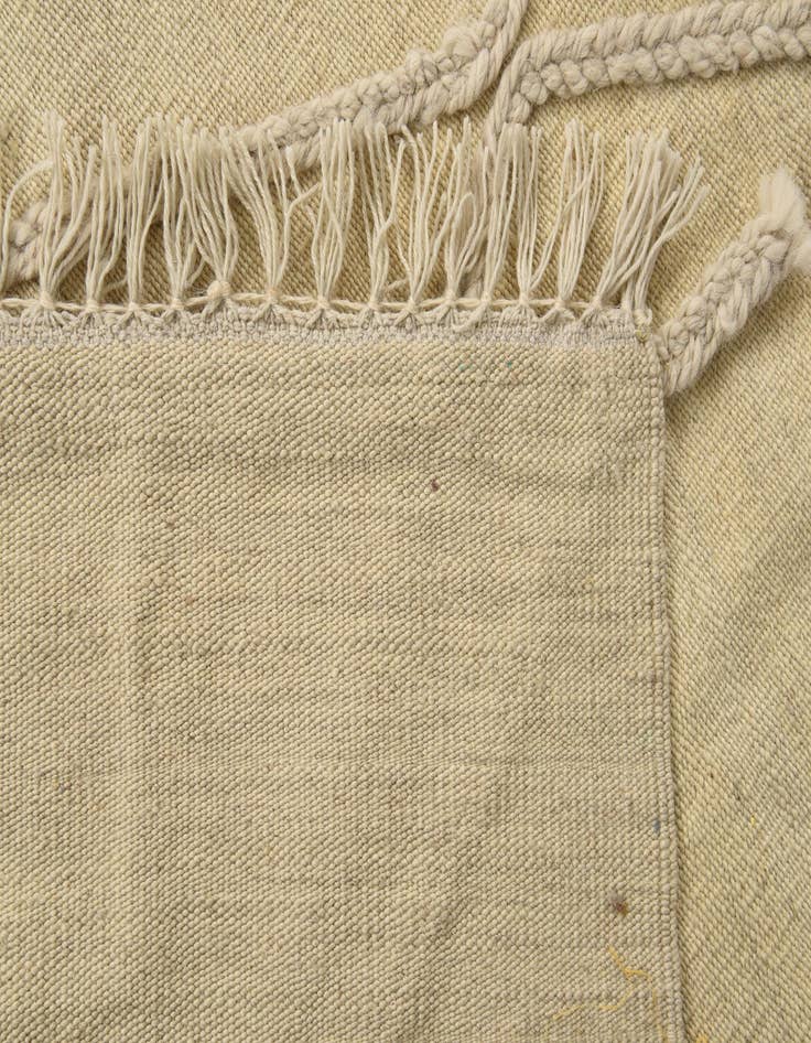 Detail image of  3' 4 x 5'  Hand Knotted Moroccan Wool Rug