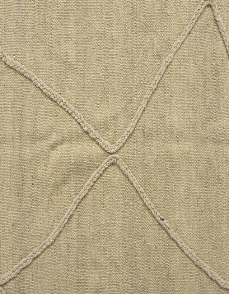 Detail image of  4' 1 x 6'  Hand Knotted Moroccan Wool Rug