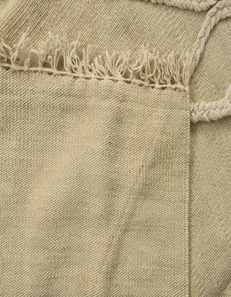 Detail image of  3' 4 x 4' 11  Hand Knotted Moroccan Wool Rug