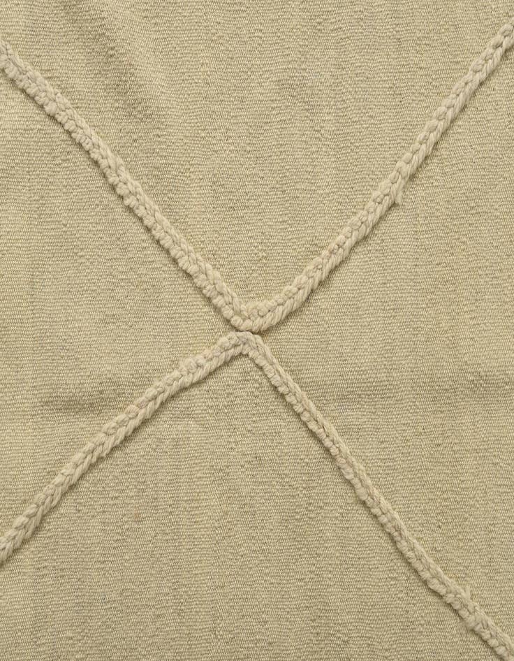 Detail image of  4' 1 x 5' 11  Hand Knotted Moroccan Wool Rug