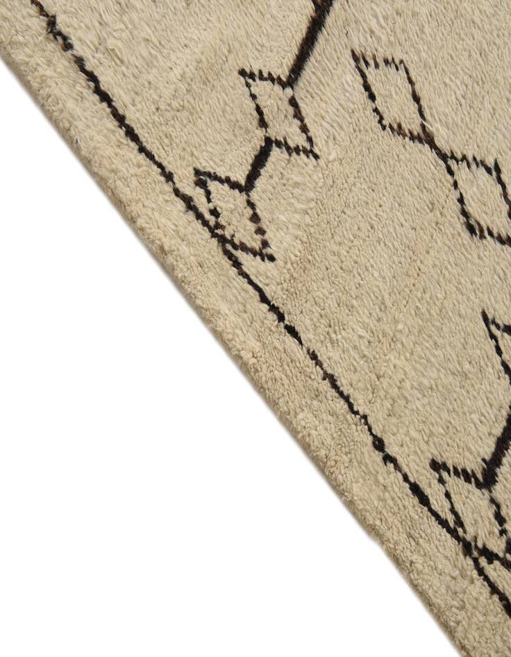 Detail image of  8' 9 x 12' 7  Hand Knotted Moroccan Wool Rug