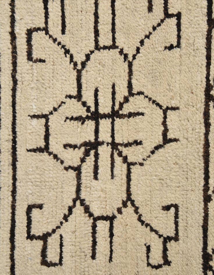 Detail image of  8' 9 x 12' 7  Hand Knotted Moroccan Wool Rug