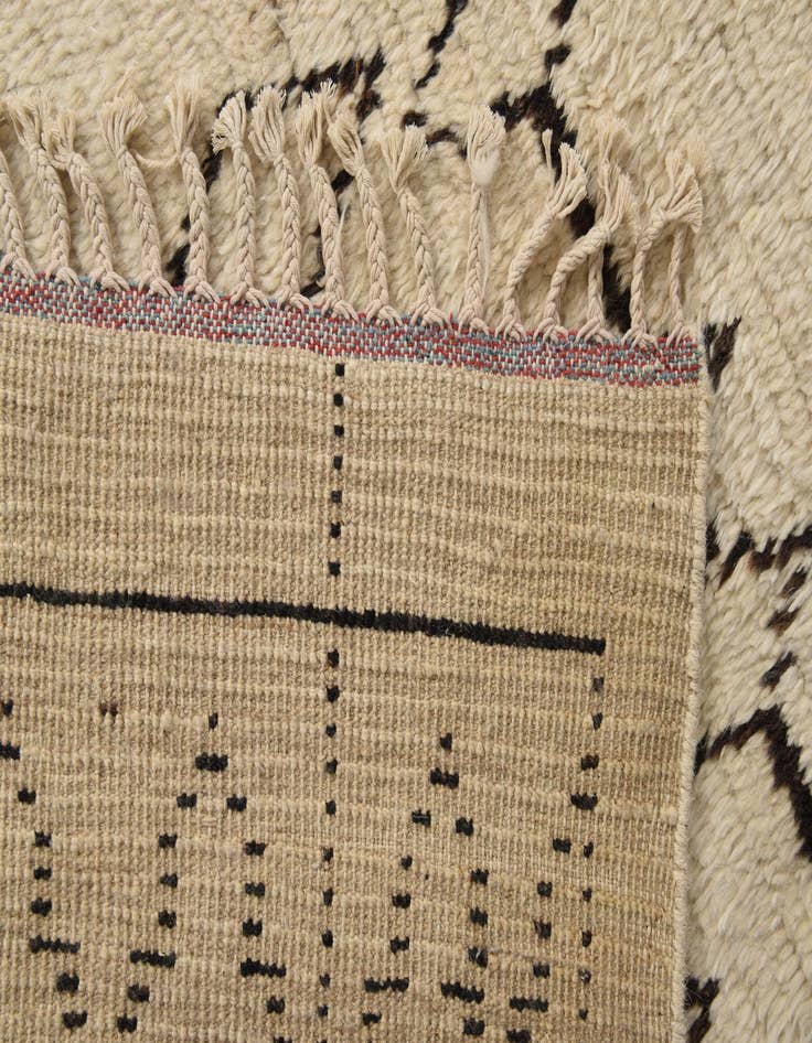 Detail image of  8' 9 x 12' 7  Hand Knotted Moroccan Wool Rug