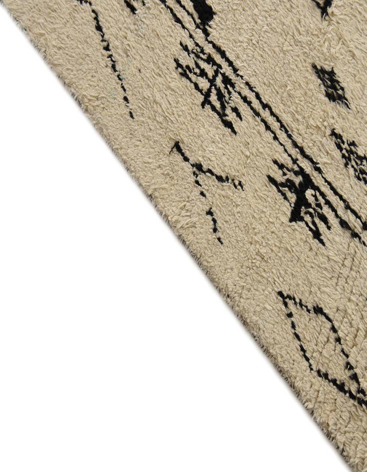 Detail image of  9' 11 x 14' 4  Hand Knotted Moroccan Wool Rug