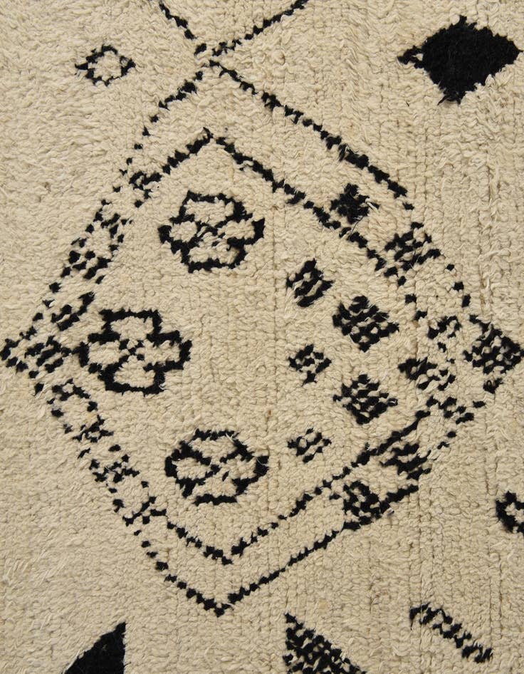 Detail image of  9' 11 x 14' 4  Hand Knotted Moroccan Wool Rug