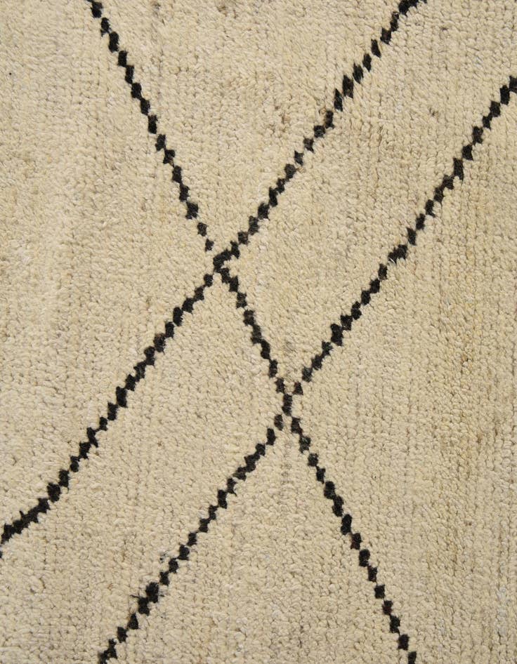 Detail image of  10' 1 x 15' 4  Hand Knotted Moroccan Wool Rug