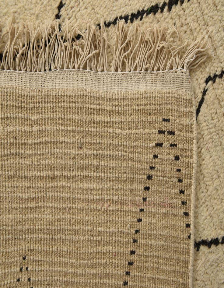 Detail image of  9' 11 x 14' 10  Hand Knotted Moroccan Wool Rug