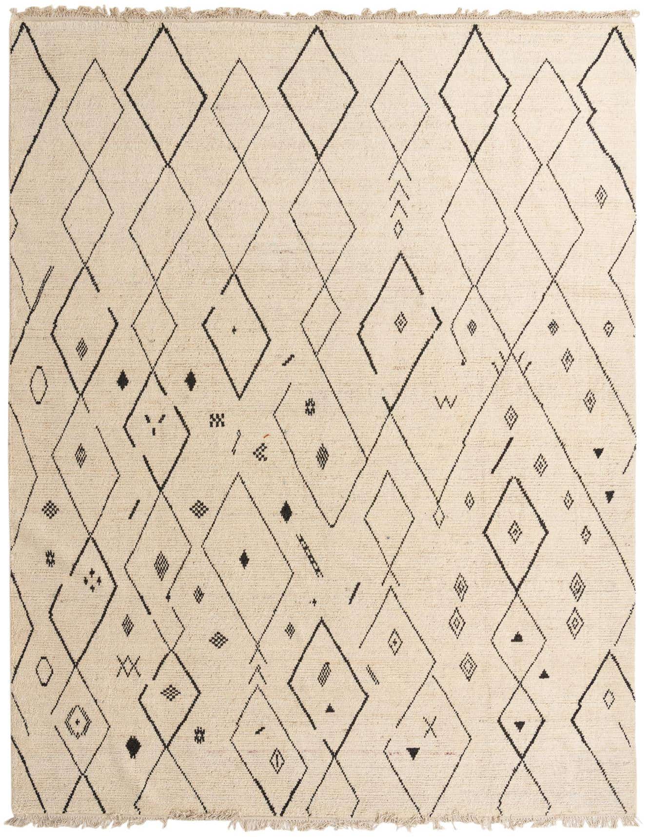 Primary image of 9' 11 x 14' 10 Hand Knotted Moroccan Wool Rug