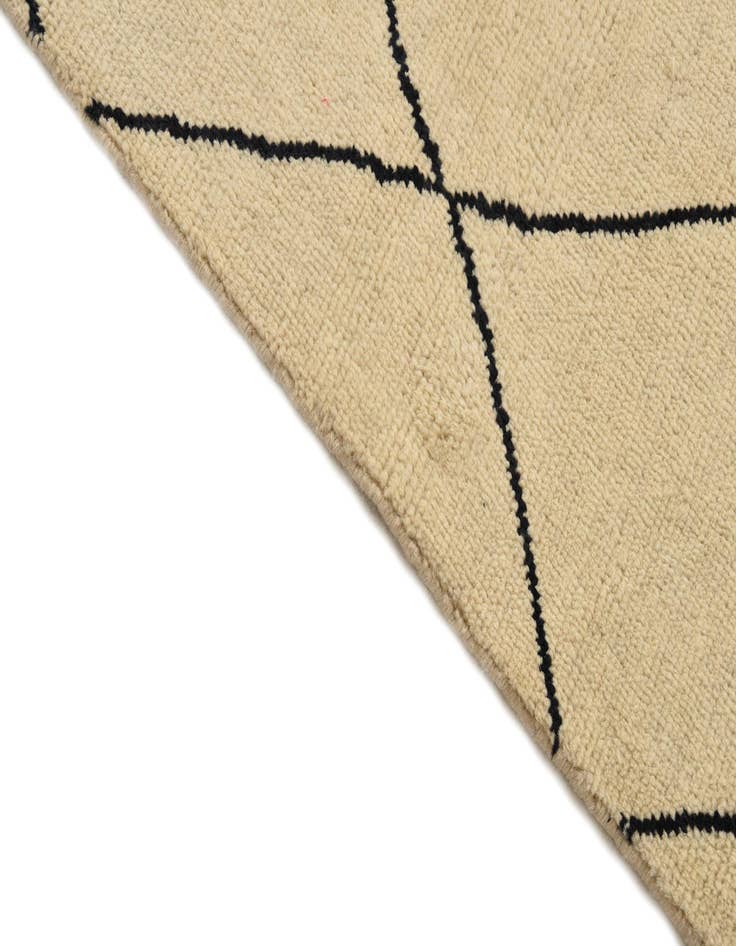 Detail image of  5' 5 x 8' 2  Hand Knotted Moroccan Wool Rug