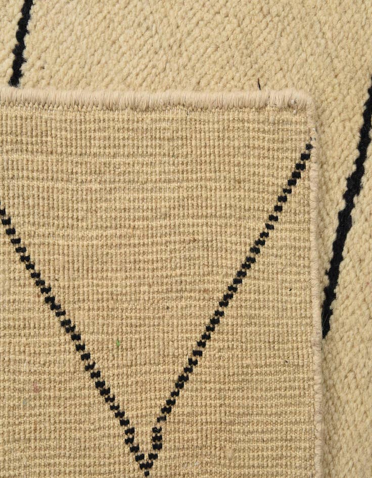 Detail image of  5' 5 x 8' 2  Hand Knotted Moroccan Wool Rug